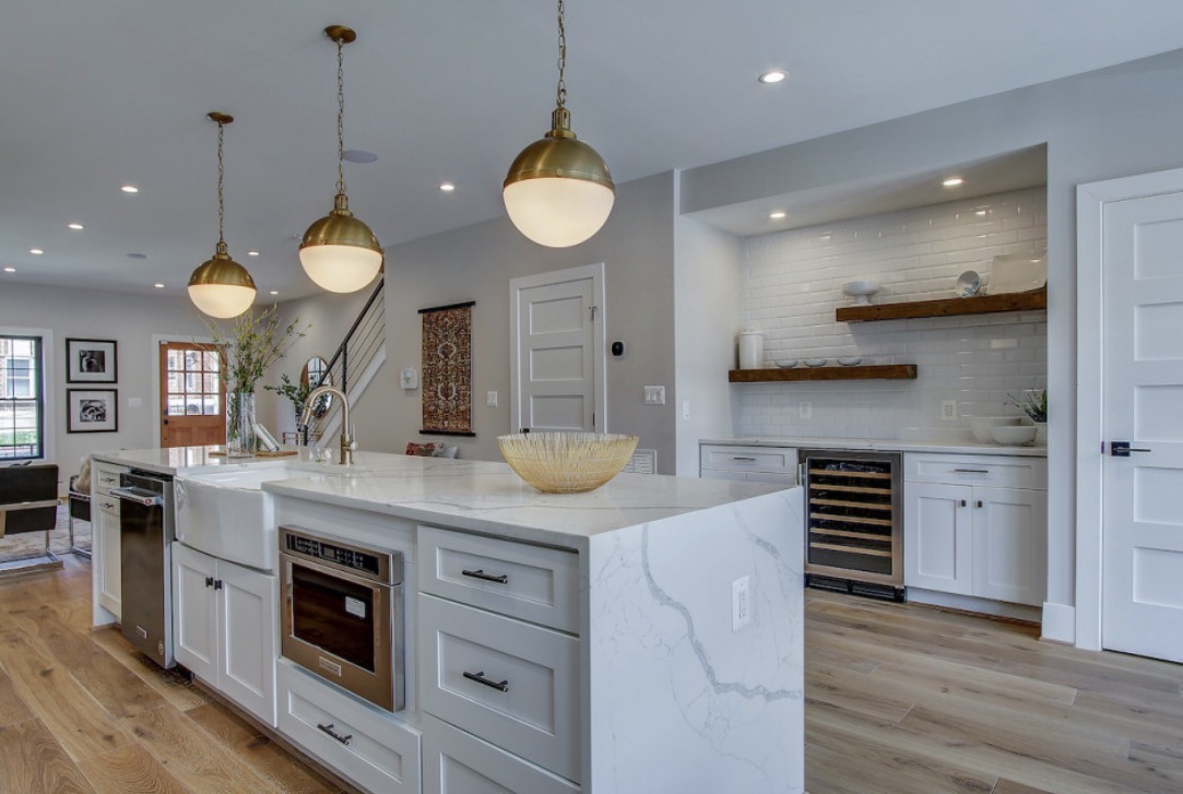 A finished kitchen remodel by Stephen Schools